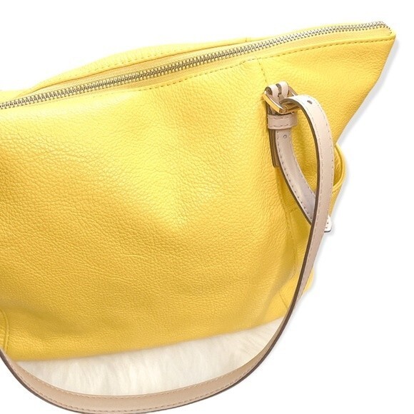 Michael Kors Bright Yellow Handbag Tote Purse - Picture 2 of 9